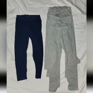 Cat & jack girls size 4T Lot of 4 blue grey pants #F7